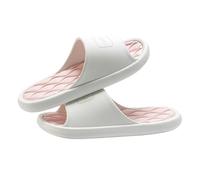 ZZlei2yu-12 Pantofole da Casa Unisex Shower Slippers Summer Open Toe Leisure Slides Soft Non-slip Bathroom Beach Indoor House Shoes (Pink,Alpha Medium)
