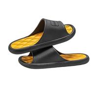ZZlei2yu-12 Pantofole da Casa Unisex Shower Slippers Summer Open Toe Leisure Slides Soft Non-slip Bathroom Beach Indoor House Shoes (Yellow,Alpha XX-Large)
