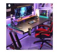 ZZlei2yu-12 Scrivania regolabile in altezza Tavolo da gioco originale in fibra di carbonio for PC, scrivania for la casa, camera letto, tavolo e set sedie Tavolo da studio(140x60x75cm)