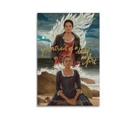 ZZLUUB Poster decorativo da parete con ritratto di una signora in fiamme, poster decorativo da parete su tela, poster decorativo moderno per camera da letto e camera da letto (40 x 60 cm)