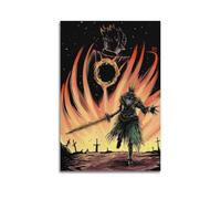 ZZLUUB Poster decorativo da parete con videogioco Dark Souls, stampa artistica su tela, poster decorativo moderno per camera da letto, per camera da letto, 50 x 75 cm