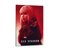 ZZLUUB Poster decorativo da parete del film Red Sparrow, stampa artistica moderna su tela, poster decorativo per camera da letto, per camera da letto (50 x 75 cm)