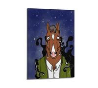 ZZLUUB Poster decorativo da parete su tela, motivo Bojack Horseman, stampa moderna per camera da letto, per camera da letto, 60 x 90 cm