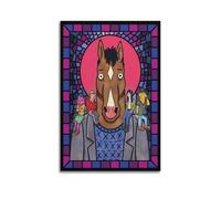 ZZLUUB Poster decorativo da parete su tela, motivo cavaliere di Bojack Horseman, poster decorativo per camera da letto, poster decorativo per camera da letto, 40 x 60 cm