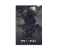 ZZLUUB Poster decorativo da parete su tela, motivo: Dark Souls 3, motivo videogiochi, stampa moderna, per camera da letto, per camera da letto, 50 x 75 cm