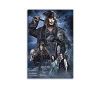 ZZLUUB Poster del film Pirati dei Caraibi, stampa artistica da parete su tela, poster decorativo moderno per camera da letto, 20 x 30 cm