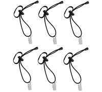ZZLZX 6PCS Corda Elastica Morsetto Sfondo Panno Clip Panno Fine Stringa Clip Multifunzionale per Foto Video Studio Nero