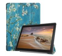 ZZOUGYY Custodia per tablet Lenovo ZA470006US Tab E10 TB-X104F/N/X, ultra sottile e leggera, in pelle PU, per Lenovo Tab E10 TB-X104F TB-X104N TB-X104X 10,1" (fiori di albicocca)
