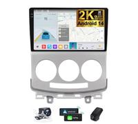 ZZPHKK 9,5 Pollici 2K Radio Schermo per Auto Android 14 per Mazda 5 2 CR 2005-2010 - CarPlay & Android Auto/Navigazione GPS/Controllo del Volante/Split Screen/FM RDS Autoradio(2K M700S)