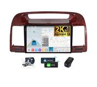 ZZPHKK 9,5 Pollici 2K Radio Schermo per Auto Android 14 per Toyota Camry 5 XV 30 2001-2006 - CarPlay & Android Auto/Navigazione GPS/Controllo del Volante/Split Screen/FM RDS Autoradio(B,2K M400S)