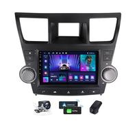 ZZPHKK 9,5 Pollici 2K Radio Schermo per Auto Android 14 per Toyota Highlander 2 XU40 2007-2013 - CarPlay & Android Auto/Navigazione GPS/Controllo del Volante/Split Screen/FM RDS Autoradio(M160CP)