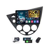 ZZPHKK Android 14 Autoradio 2 DIN per Ford Focus 1 LHD RHD 1998-2005 Radio Carplay Android Auto 9.5 Pollici 2K Touch Screen Navigatore GPS/4G WiFi Bluetooth/FM RDS/Schermo con Retrocamera(2K M700S)