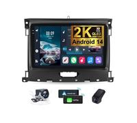 ZZPHKK Android 14 Autoradio 2 DIN per Ford Ranger P703 2015-2022 Radio Carplay Android Auto 9.5 Pollici 2K Touch Screen Navigatore GPS/4G WiFi Bluetooth/FM RDS/Schermo con Retrocamera(A,2K M500S)