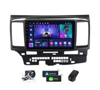 ZZPHKK Android 14 Autoradio 2 DIN per Mitsubishi Lancer 10 CY 2007-2012 Radio Carplay Android Auto 9.5 Pollici 2K Touch Screen Navigatore GPS/4G WiFi BT 5.0/FM RDS/Schermo con Retrocamera(M150CP)