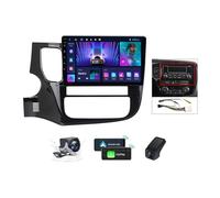 ZZPHKK Android 14 Autoradio 2 DIN per Mitsubishi Outlander 3 GF0W GG0W 2012-2018 Radio Carplay Android Auto 10 Pollici 2K Touch Screen GPS/4G WiFi Bluetooth/FM RDS/Schermo con Retrocamera(A,M160CP)