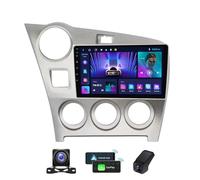 ZZPHKK Android 14 Autoradio 2 DIN per Toyota Matrix 2 E140 2008-2014 Radio Carplay Android Auto 9.5 Pollici 2K Touch Screen Navigatore GPS/4G WiFi Bluetooth/FM RDS/Schermo con Retrocamera(M100CP)