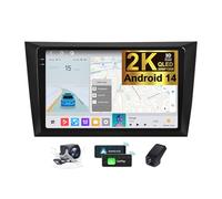 ZZPHKK Android 14 Autoradio 2 DIN per Volkswagen Golf 6 2008-2016 Radio Carplay Wireless Android Auto 9.5 Pollici 2K Touch Screen Navigatore GPS/4G WiFi Bluetooth/FM RDS + Retrocamera(2K M800S)