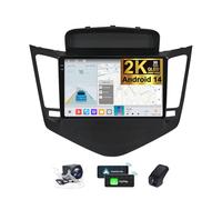 ZZPHKK Android 14 Autoradio per Chevrolet Cruze J300 2008-2014 con CarPlay Android Auto 2 DIN 9.5 Pollici 2K Touchscreen Stereo con Bluetooth 4G 5G WiFi DSP EQ FM/RDS Radio +Telecamera DVR(2K M800S)