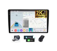 ZZPHKK Android 14 Autoradio per Hyundai Azera TG 2005-2011 Carplay Android Auto 9.5 Pollici 2K Touch Screen Stereo 2 DIN GPS Navigazione BT 5.0 DSP FM/RDS Radio/SWC + Retrocamera DVR(2K M400S)