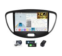 ZZPHKK Android 14 Autoradio per Hyundai Grand i10 2008-2012 Carplay Android Auto 9.5 Pollici 2K Touch Screen Stereo 2 DIN GPS Navigazione BT 5.0 DSP FM/RDS Radio/SWC + Retrocamera DVR(2K M700S)