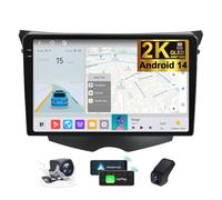 ZZPHKK Android 14 Autoradio per Hyundai Veloster FS 2011-2017 Carplay Android Auto 9.5 Pollici 2K Touch Screen Stereo 2 DIN GPS Navigazione BT 5.0 DSP FM/RDS Radio/SWC + Retrocamera DVR(2K M500S)