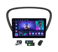 ZZPHKK Android 14 Autoradio per Peugeot 607 2004-2010 Carplay Android Auto 9.5 Pollici 2K Touch Screen Auto Stereo 2 DIN GPS Navigazione Bluetooth DSP FM/RDS Radio/SWC + Retrocamera DVR(M100CP)