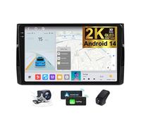 ZZPHKK Android 14 Autoradio per Skoda Kodiaq/Karoq NU7 2016-2021 Carplay Android Auto 10 Pollici 2K 2000 * 1200 Touch Screen Stereo 4G WiFi con Bluetooth/DSP/FM RDS/SWC + Retromarcia DVR(2K M800S)