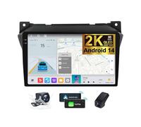 ZZPHKK Android 14 Autoradio per Suzuki Alto 2009-2016 Carplay Android Auto 9.5 Pollici 2K Touch Screen Auto Stereo 2 DIN GPS Navigazione BT 5.0 DSP FM/RDS Radio/SWC + Retrocamera DVR(2K M800S)