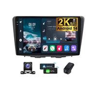 ZZPHKK Android 14 Autoradio per Suzuki Baleno 2 2015-2022 con CarPlay Android Auto 2 DIN 9.5 Pollici 2K Touchscreen Stereo con GPS Bluetooth 4G WiFi DSP EQ FM/RDS Radio +Telecamera(2K M400S)