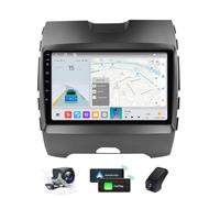 ZZPHKK Android 15 Autoradio 9.5" 2K Touchscreen per Ford Edge 2 2015-2018 | Radio Stereo 2 Din Bluetooth con CarPlay Wireless Android Auto/4G WiFi Navigatore/DSP/FM RDS + Telecamera DVR(X20 Pro)