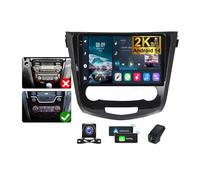 ZZPHKK Autoradio 2 DIN Android 14 per Nissan X-Trail/Qashqai 2013-2022 con Carplay Android Auto Stereo 10 Pollici 2K Schermo Tattile Supporto BT/FM RDS/4G WiFi/DSP/Comandi al Volante(B,2K M700S)