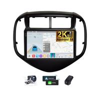 ZZPHKK Autoradio 2DIN Android 14 per Chevrolet Aveo 3 2016-2021 Navigazione GPS Stereo Auto Bluetooth con 9.5 Pollici 2K Schermo/CarPlay Android Auto/Comandi al Volante/FM RDS + Camera DVR(2K M200S)