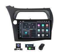 ZZPHKK Autoradio 2DIN Android 14 per Honda Civic Hatchback 2006-2012 Navigazione GPS Stereo Bluetooth con 9.5 Pollici 2K Schermo/CarPlay Android Auto/SWC/4G WiFi FM RDS + Camera DVR(LHD,M160CP)