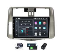 ZZPHKK Autoradio per Toyota Land Cruiser Prado 150 2009-2013 Android Radio Bluetooth 2 DIN 9.5 Pollici 2K Touchscreen Stereo CarPlay Android Auto/4G WiFi GPS/DSP/FM RDS + Telecamera DVR(M150CP)