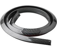 ZzQyy Adesivi per passaruota da 1,5 m per Audi A3 Hatchback 2021-2022, Protezione per Bordi parafango, Striscia di Protezione AntiGraffio per paraurti Auto,B-1Pcs Carbon Fiber Black