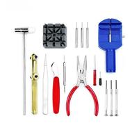 ZZRLQJ Strumento per cinturino orologio, kit di ricambio per orologio a batteria, 16 pezzi, apri posteriore per orologio, rimozione cinturino, sostituzione batteria, coltello inferiore a leva