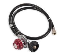 ZZRLQJ Tubo per propano, regolatore di propano ad alta pressione QCC1, 0-30 PSI regolabile, valvola di riduzione della pressione del gas