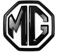 ZZRSXZSR Auto Anteriore Posteriore Logo Adesivo per MG5 MG6 MGGT MG HS ZS,Cofano e Baule 3D Decorazione Emblema Decorativi Esterno Accessori,Bright Black