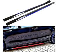 ZZRSXZSR Auto Minigonne Laterali per KIA Ceed 2009-2013,Minigonne Laterali per Auto Estensione Pannelli Sottoporta Alettoni Laterali per Auto Rocker Splitter Lip Spoiler,D/Black Blue