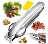 ZZRSYJ Clip Inossidabile Taglia Castagne, Pinza Schiaccia Castagne, Multifunzione, Apricastagne, Utensili Cucina, Strumento Quotidiano
