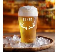 ZZTINGC Bicchiere Da Birra Personalizzato Da 18,6 Once, Nome E Logo Incisi Personalizzati - Regalo For Padre, Marito, Testimoni Dello Sposo, Amante Della Birra - Articoli Da Bar For La Casa