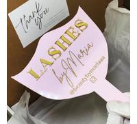 ZZTINGC Specchio Personalizzato For Ciglia, Specchio Portatile For Tecnico Con Nome Personalizzato, Specchio For Social Media, Specchio Fotografico For Ciglia In Acrilico, Segnaletica Estetica