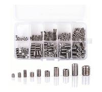 ZZTWER 200pcs incastramento Esagonale in Acciaio Inox Set Vite GRUB Viti ASSORTIMENT Kit M3-M8 Screw