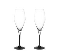 ZZTWER Bicchieri da champagne in cristallo sfumato smerigliato da 2 pezzi da 8,79 once, for le celebrazioni delle riunioni di amici Bicchiere per bevande