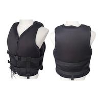 ZZwansuGE Giubbotto di Salvataggio per Paddle Board, Giubbotto di Salvataggio per Adulti, Aiuto al Galleggiamento per Il Nuoto, Fibbia Regolabile, Cuscinetto 120 kg, per Nuoto/Arco/Pesca,Black-XL