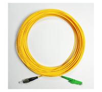 ZZWFKXQ Ponticello in fibra ottica E2000/A, giallo monomodale single-core 2,0 mm, data center LC-FC-SC-ST, UPC, A, 5m, 10m, 15m, 20m (E2000 A 5m)