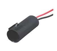 ZZWFMW Sensore di Pressione Olio a 2 Pin, sensore di Battito, Cablaggio del sensore del Fluido di Raffreddamento con 15 cm(2P M,10 S)