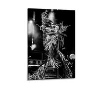 ZZXCHG Poster E Stampe 30x50cm Musica Rob Zombie Tela Wall Art Soggiorno Poster Camera da letto Decor Pittura Senza Cornice