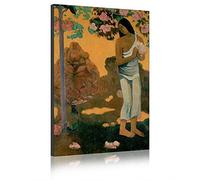 ZZXCHG Quadro A Olio su Tela 40x60cm Famosi Il mese di Maria di Paul Gauguin Fineed Canvas Wall Art Soggiorno Poster Camera da letto Decor Painting Senza Cornice