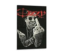 ZZXCHG Quadro Su Tela 60x90cm Cantante rock britannico Ozzy Osbourne Poster Decorazione Soggiorno Camera da letto Pittura Senza Cornice